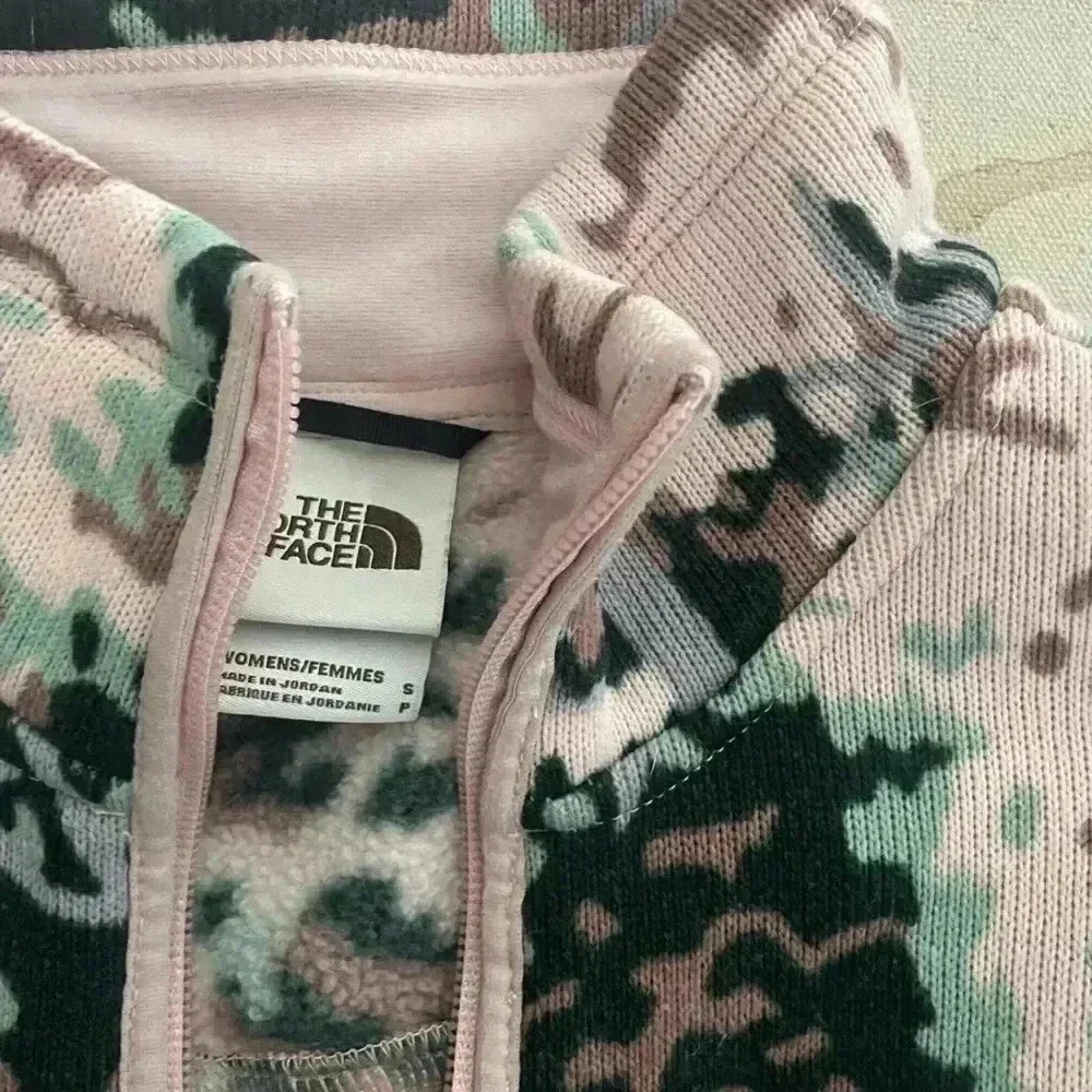 THE NORTH FACE PRINTED CRESCENT FULL-ZIP FLEECE Jacket Size Small - Picture 3 of 5